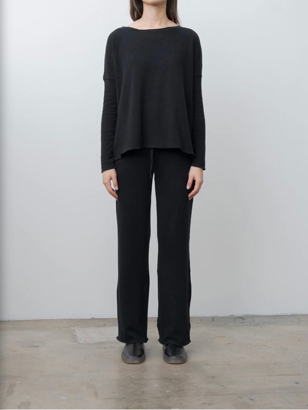 ALBUM DI FAMIGLIA Basic Trousers JP - Black WOMENS MEDIUM